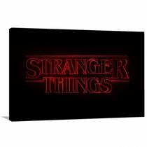 Quadro decorativo Stranger Things - Séries - Tela em Tecido Quadro decorativo Stranger Things - Séries - Tela em Tecido