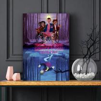 Quadro decorativo Stranger Things Tela de Tecido