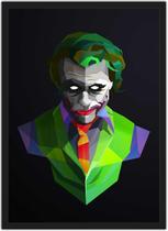 Quadro Decorativo Super Heróis Coringa Joker Com Moldura