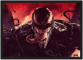 Quadro Decorativo Super Heróis Venom Com Moldura Quadro Decorativo Super Heróis Venom Com Moldura
