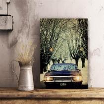 Quadro decorativo Supernatural Impala - Tela em Tecido