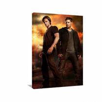 Quadro decorativo Supernatural Winchesters - Tela em Tecido