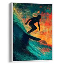 Quadro decorativo Surf Estilo Vintage - Art Canvas Quadro decorativo Surf Estilo Vintage - Art Canvas