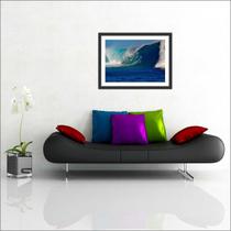 Quadro Decorativo Surf Surfista Mar Onda Praia Salas Decorações Com Moldura Quadro Decorativo Surf Surfista Mar Onda Praia Salas Decorações Com Moldura
