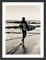 Quadro Decorativo Surf Surfista Mar Onda Praia Salas Decorações Com Moldura Quadro Decorativo Surf Surfista Mar Onda Praia Salas Decorações Com Moldura