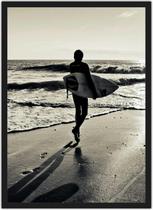 Quadro Decorativo Surf Surfista Praia Onda Mar Decorações Salas Quartos Com Moldura G001 Quadro Decorativo Surf Surfista Praia Onda Mar Decorações Salas Quartos Com Moldura G001