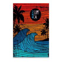 Quadro Decorativo Surf Vintage Long Beach Surfista Retrô