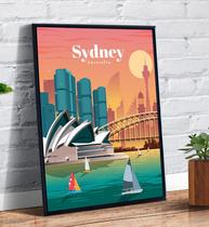 Quadro Decorativo Sydney Australia Cidades Famosas