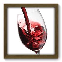 Quadro Decorativo - Taça de Vinho - 22cm x 22cm - 065qdcm