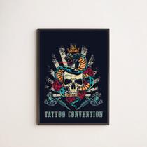 Quadro Decorativo Tatoo Convention 24x18cm - com vidro
