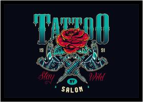 Quadro Decorativo Tatuagem Tatoo Vintage Retrô Com Moldura RC001 Quadro Decorativo Tatuagem Tatoo Vintage Retrô Com Moldura RC001