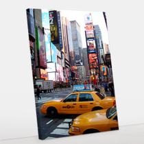 Quadro Decorativo Taxi New York Canvas 50x70 - Foto Paulista