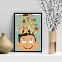 Quadro Decorativo Tdah 24X18Cm