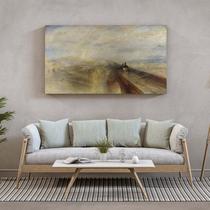 Quadro Decorativo Tela Canvas Conceito Chuva, Vapor e Velocidade - 90x60 cm