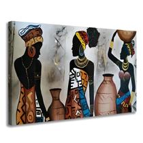 Quadro Decorativo Tela Sala Escritório Moderno Cores Vivas 55cm X 90cm