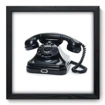 Quadro Decorativo - Telefone Antigo - 33cm x 33cm - 122qdvp
