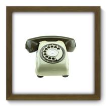Quadro Decorativo - Telefone Antigo - 33cm x 33cm - 138qdvm