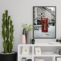 Quadro Decorativo Telefone Londres 45x34cm