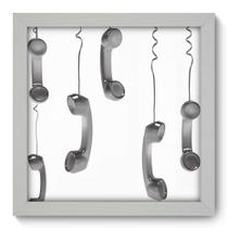 Quadro Decorativo - Telefones - 22cm x 22cm - 004qnvab