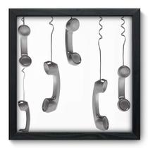 Quadro Decorativo - Telefones - 33cm x 33cm - 004qnvbp