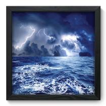 Quadro Decorativo - Tempestade - 33cm x 33cm - 128qdpp