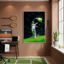 Quadro Decorativo Tênis Absoluto-70x50cm Mold Branca