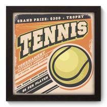 Quadro Decorativo - Tennis - 22cm x 22cm - 013qdep