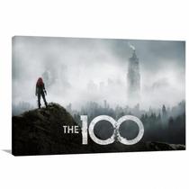 Quadro decorativo The 100 Série com Tela em Tecido