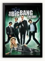 Quadro Decorativo The Big Bang Theory 4ª Temporada Série 30x42cm - Decora Geek