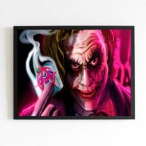 Quadro Decorativo The Joker 33x24cm - com vidro