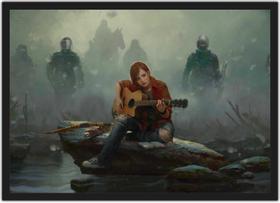 Quadro Decorativo The Last Of Us Games Jogos Geek Decorações Com Moldura G02