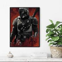 Quadro Decorativo The Mandalorian Star Wars