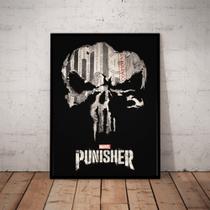 Quadro Decorativo The Punisher Arte Serie O Justiceiro