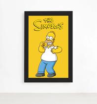 Quadro Decorativo The Simpsons Com Moldura - Decoração