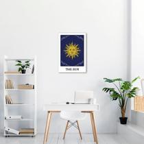 Quadro Decorativo The Sun, Tarot Sem Moldura