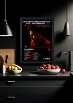 Quadro Decorativo The Weeknd The Highlights (Dark) Com Vidro Tamanho:21cm x 30cm (A4) Quadro Decorativo The Weeknd The Highlights (Dark) Com Vidro Tamanho:21cm x 30cm (A4)