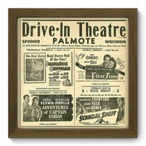 Quadro Decorativo - Theatre - 22cm x 22cm - 010qdhm