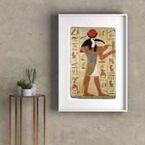 Quadro Decorativo Thoth Deus Egípcio - 60x48cm - Quadros On-line