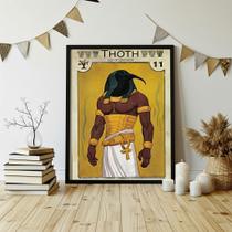 Quadro Decorativo Thoth Deus Egípcio - 70x50cm Quadro Decorativo Thoth Deus Egípcio - 70x50cm