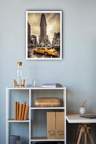 Quadro Decorativo Time Square Taxi Amarelo - 70x50cm Quadro Decorativo Time Square Taxi Amarelo - 70x50cm