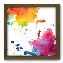 Quadro Decorativo - Tinta - 33cm x 33cm - 373qddm