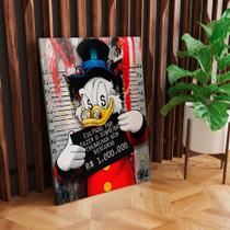 Quadro Decorativo Tio Patinhas Canvas 50x70 - Foto Paulista