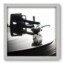 Quadro Decorativo - Toca Discos - 33cm x 33cm - 001qngbb