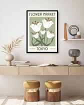 Quadro Decorativo Tokyo Flower Market - 70x50cm
