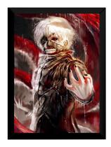 Quadro Decorativo Tokyo Ghoul Arte Anime Poster Moldurado