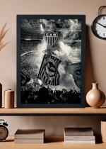 Quadro Decorativo Torcida atletico mineiro Tamanho:21cm x 30cm (A4)