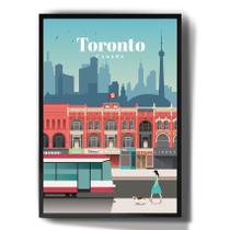 Quadro Decorativo Toronto Canada Cidades Famosas