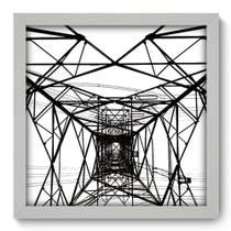 Quadro Decorativo - Torre - 33cm x 33cm - 339qddb Quadro Decorativo - Torre - 33cm x 33cm - 339qddb