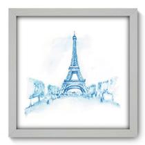 Quadro Decorativo - Torre Eiffel - 33cm x 33cm - 136qdmb