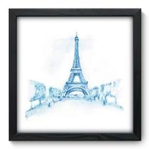 Quadro Decorativo - Torre Eiffel - 33cm x 33cm - 136qdmp